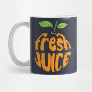 fresh juice typography Mug
